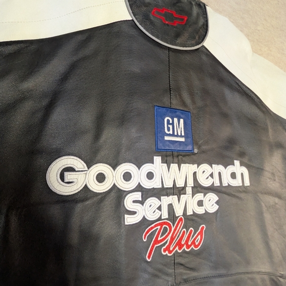 Dale Earnhardt NASCAR Wilsons Leather 90s Jacket Sponsor Logo Winston Cup 2XL - Picture 14 of 16